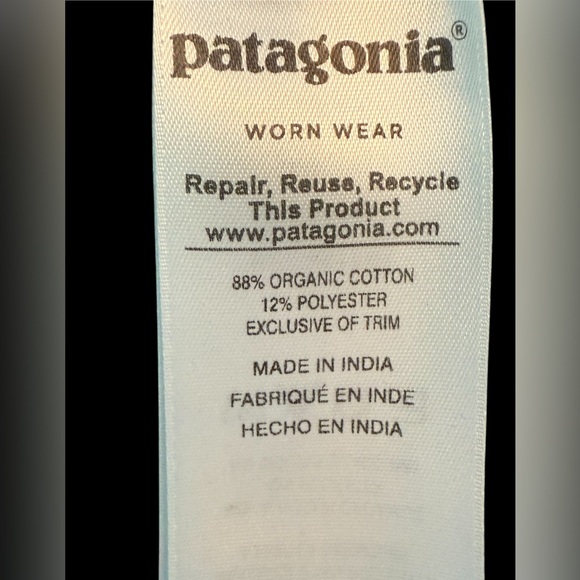 Patagonia Brown Hoodie with Mountain Logo - Picture 4 of 4